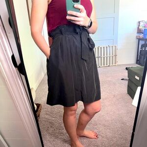 A New Day A-Line Skirt with Zipper and Belt